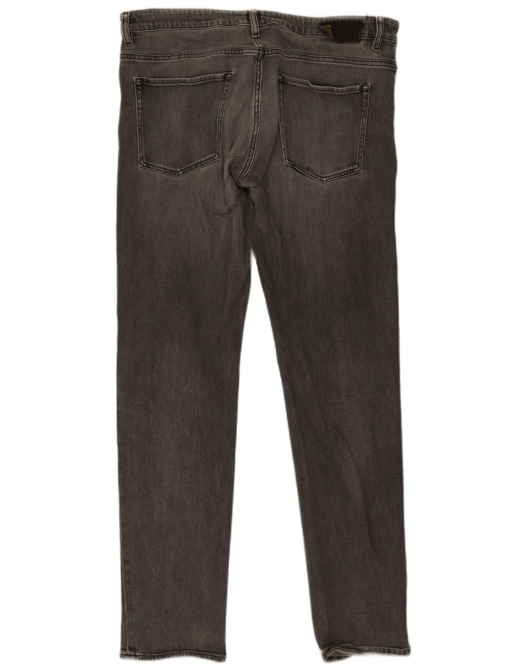 Hugo Boss Herre Slim Jeans W38 L34 Grå Bomuld