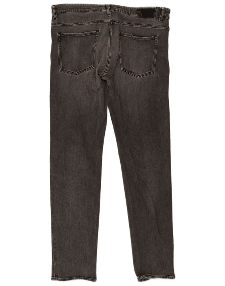 Hugo Boss Herre Slim Jeans W38 L34 Grå Bomuld