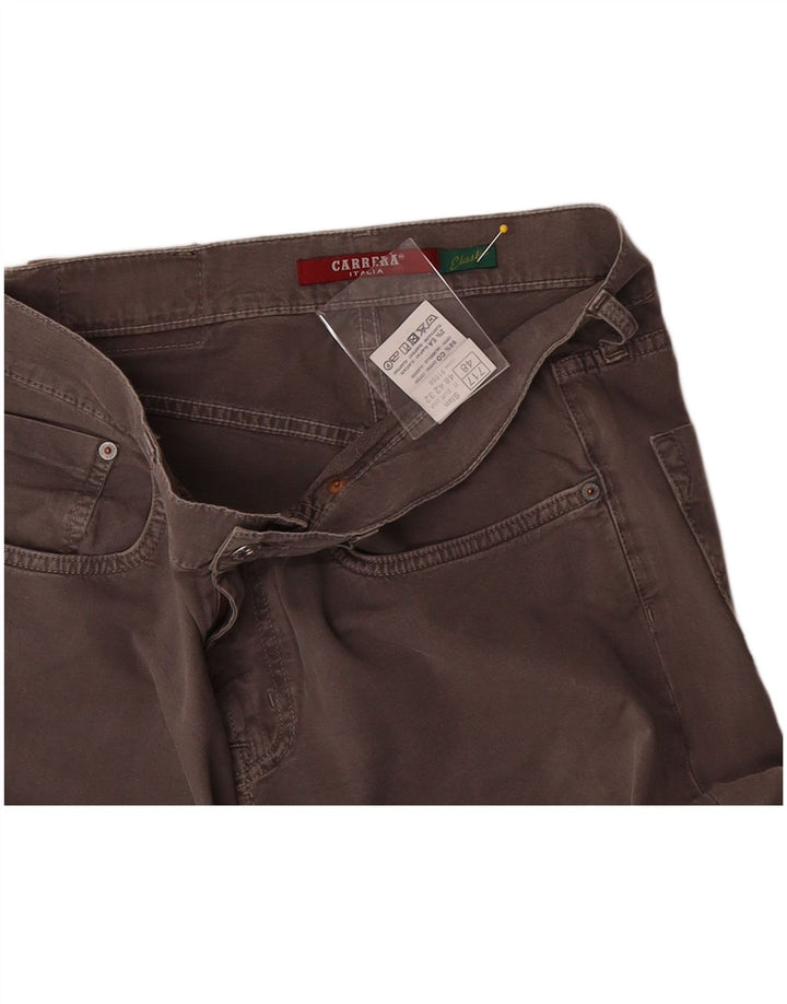 CARRERA Mens Straight Casual Trousers IT 48 Medium W32 L33 Grey Cotton