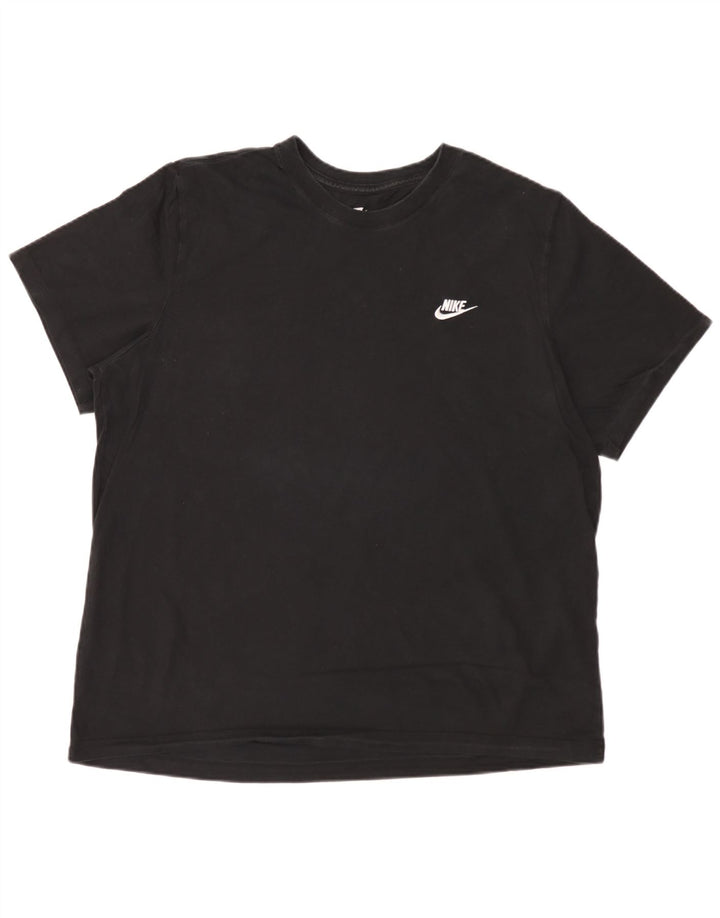 Nike T-shirt top til mænd 2XL sort bomuld