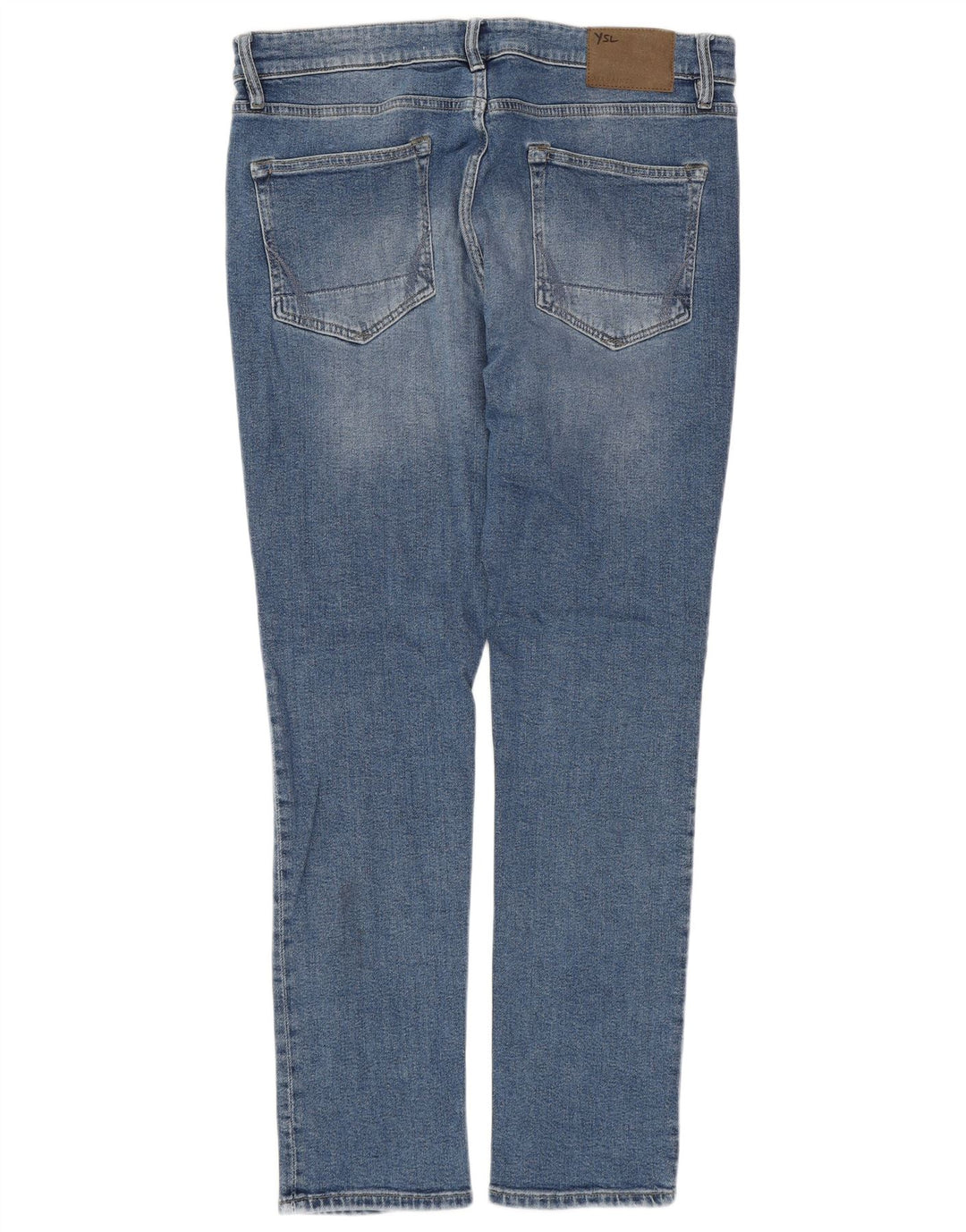 ALL SAINTS Herre Slim Jeans W34 L30 Blå Bomuld
