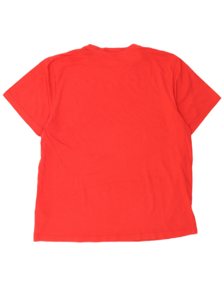 Levi's Herre grafisk T-shirt Top Stor rød bomuld