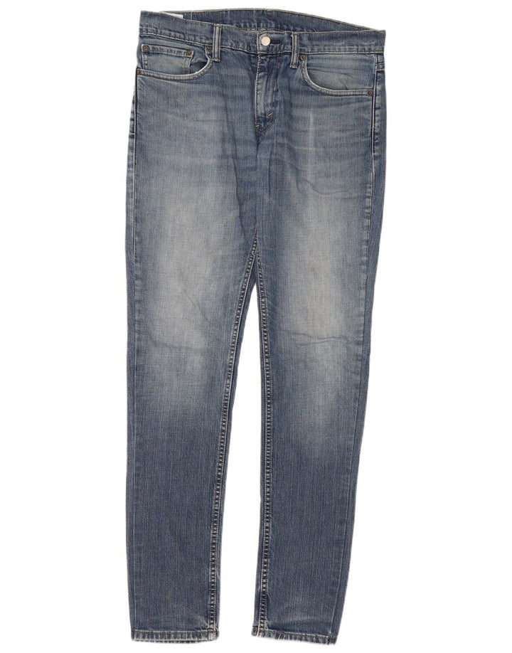 LEVI'S Mens 511 Slim Jeans W33 L34 Blue Cotton