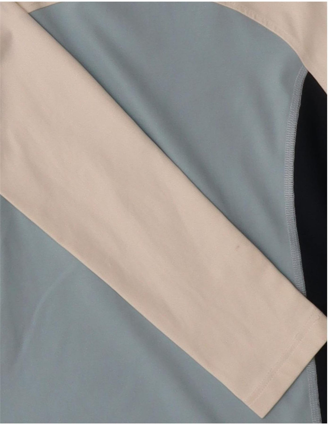Fila Womens Crop Grafisk Top Langærmet IT 40/42 Small White Colourblock