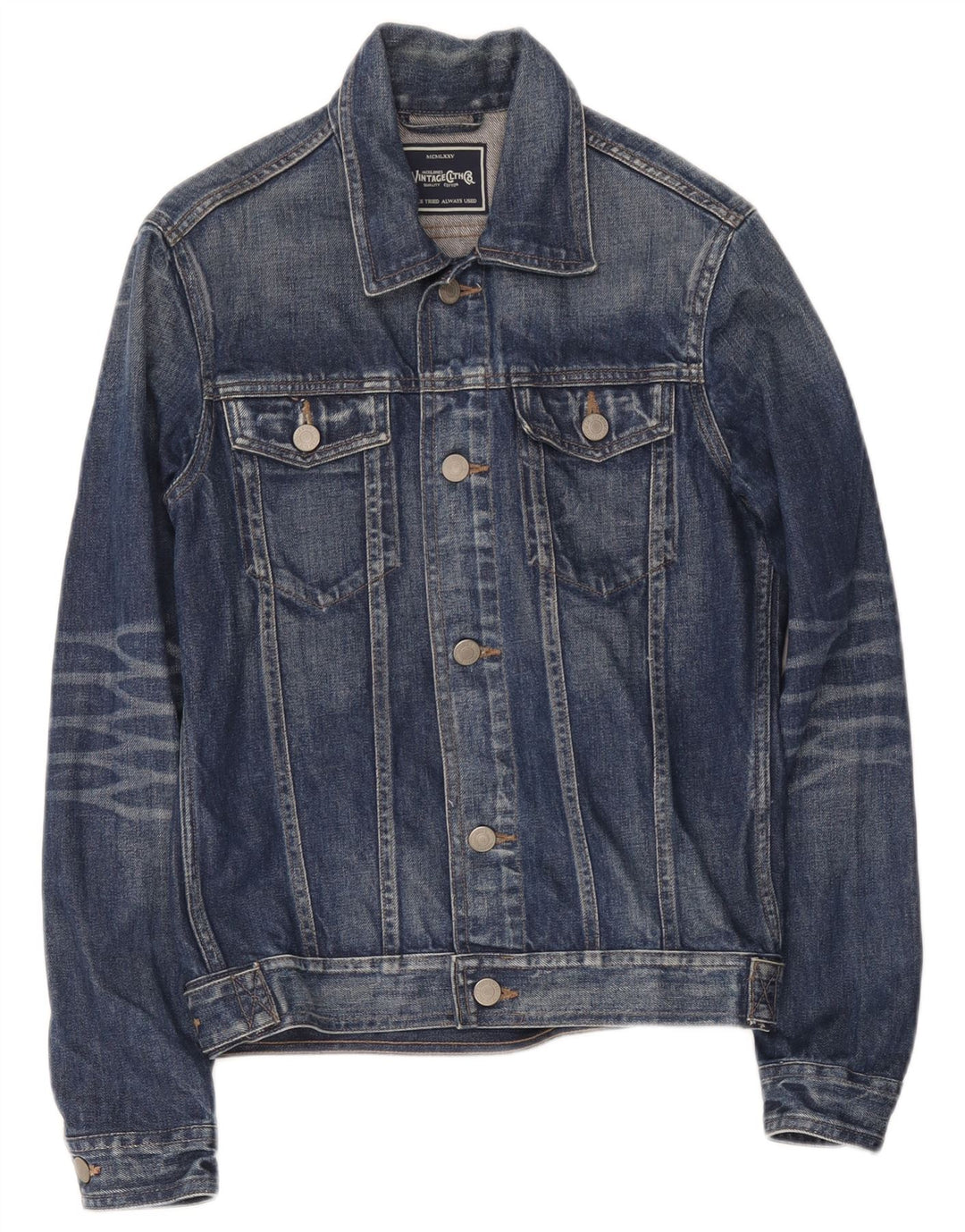 Jack & Jones Dame denimjakke UK 36 Small Navy Blue Bomuld