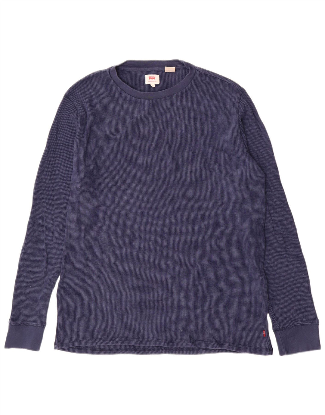 Levi's Herre Top Langærmet Medium Navyblå Bomuld