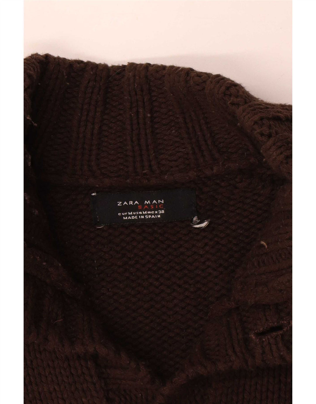 Zara Herre cardigan sweater Medium Brun