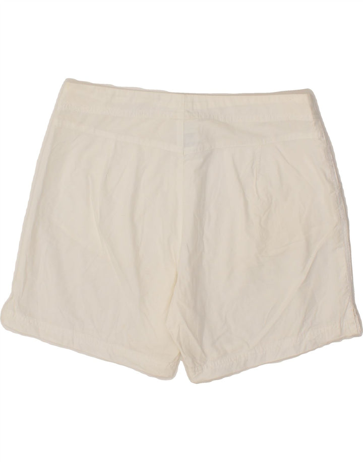 CHAMPION Womens Chino Shorts UK 14 Medium W30 White Cotton Vintage Champion and Second-Hand Champion from Messina Hembry 