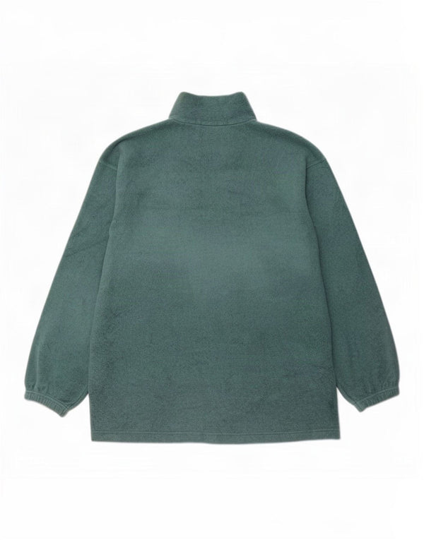 Invicta Fleece Jumper med lynlås til mænd 2XL Grøn polyester