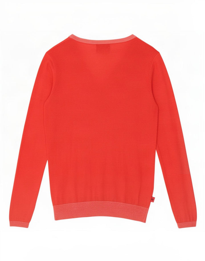 Kappa Dame Cardigan Sweater UK 12 Medium Rød Viscose