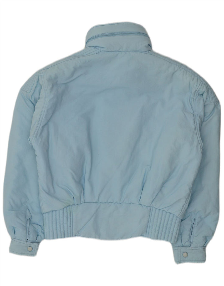 Cerruti 1881 Dame Hætte Oversized Polstret Jakke UK 8 Lille Blå