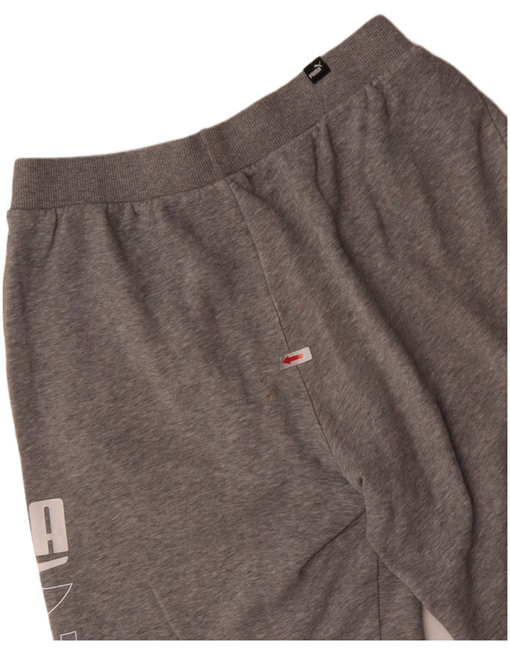 Puma Herre grafiske sportsshorts Små grå bomuld