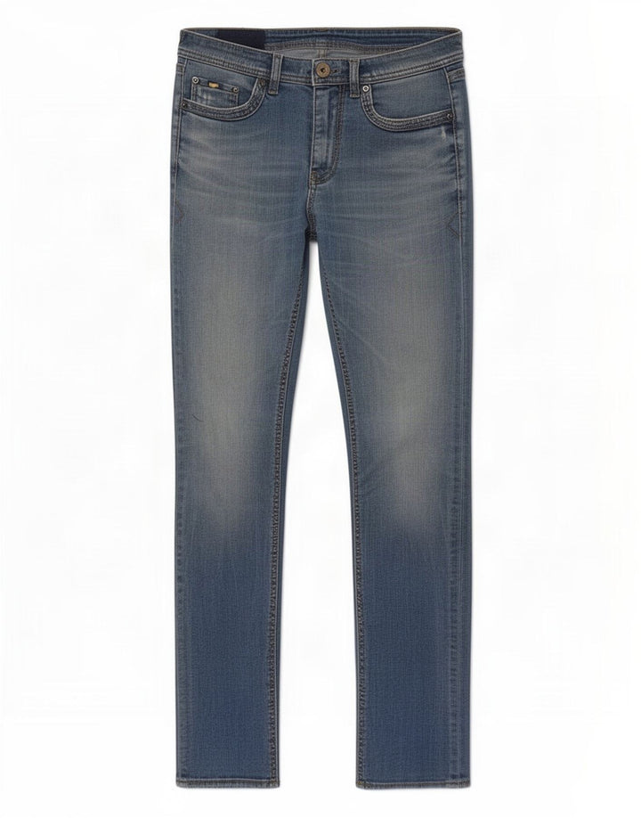 Gas Dame Slim Jeans W32 L34 Blå Bomuld