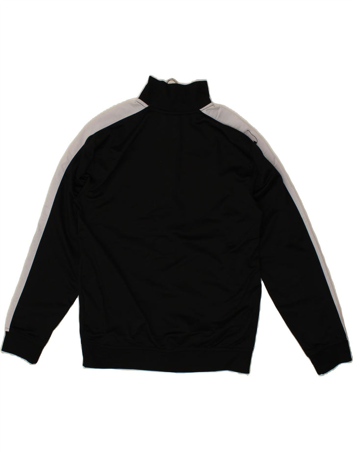 PUMA Boys Tracksuit Top Jacket 11-12 Years Large Black Colourblock Vintage Puma and Second-Hand Puma from Messina Hembry 
