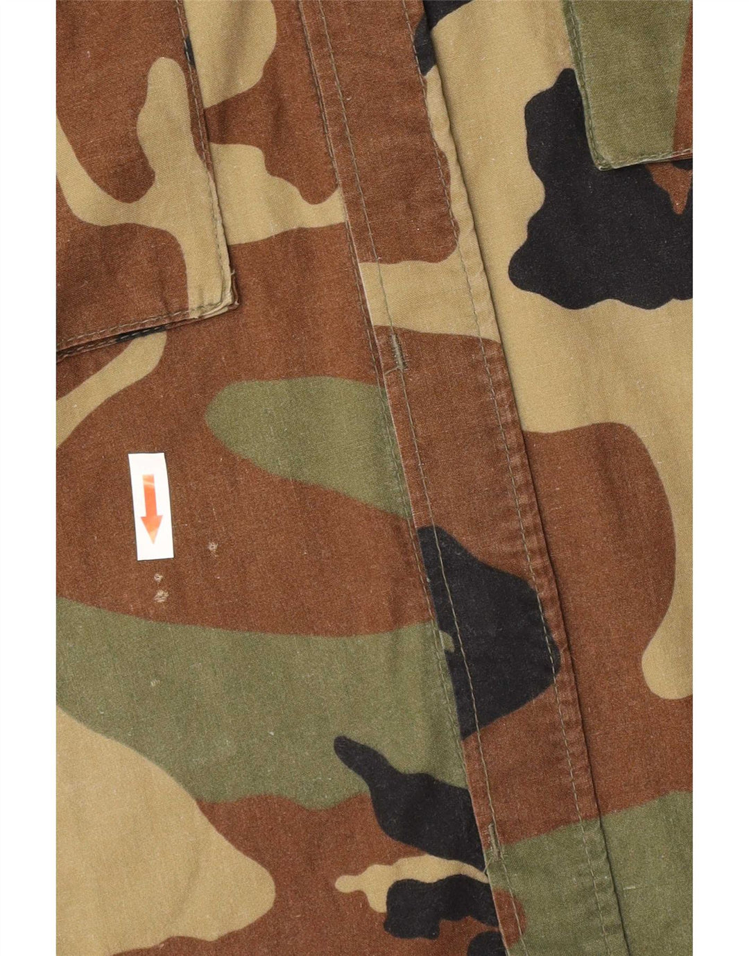 Big Hunter Herre Military Shirt Medium Flerfarvet Camouflage Bomuld