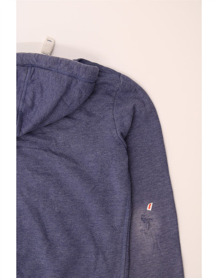 SUPERDRY Mens Zip Hoodie Sweater Medium Blue Cotton Vintage Superdry and Second-Hand Superdry from Messina Hembry 