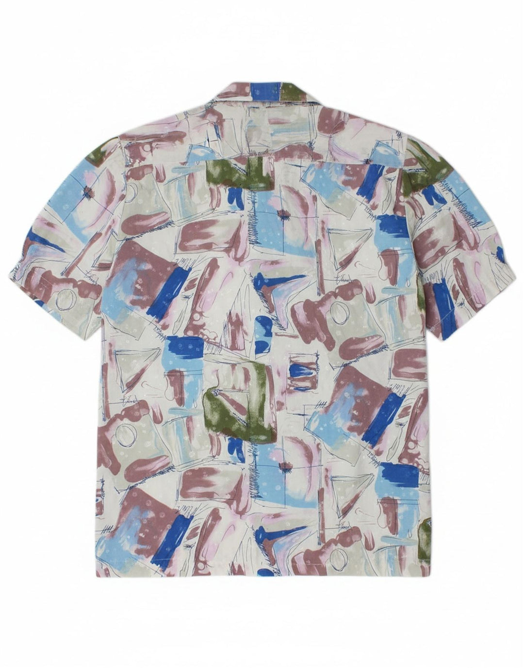 GOLDEN GATE Womens Shirt Blouse EU 38 Medium Multicoloured Geometric