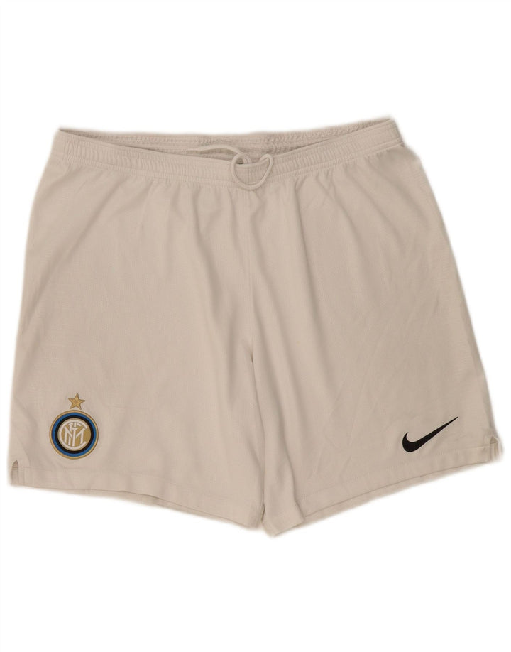 NIKE Inter Milan sportsshorts til mænd, store hvide polyester