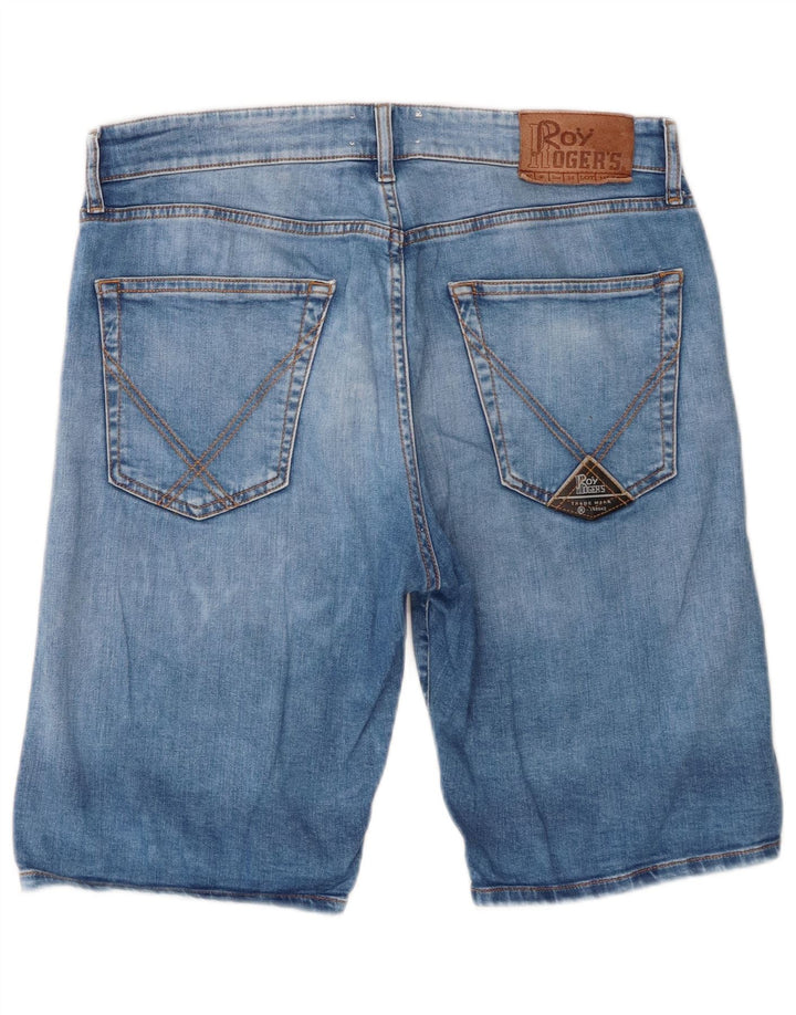 Roy Rogers Denim Shorts til mænd W32 Medium Blue Bomuld