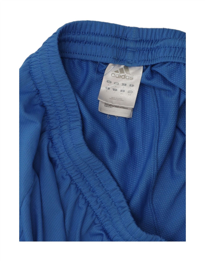 Adidas Herre grafiske sportsshorts store blå polyester