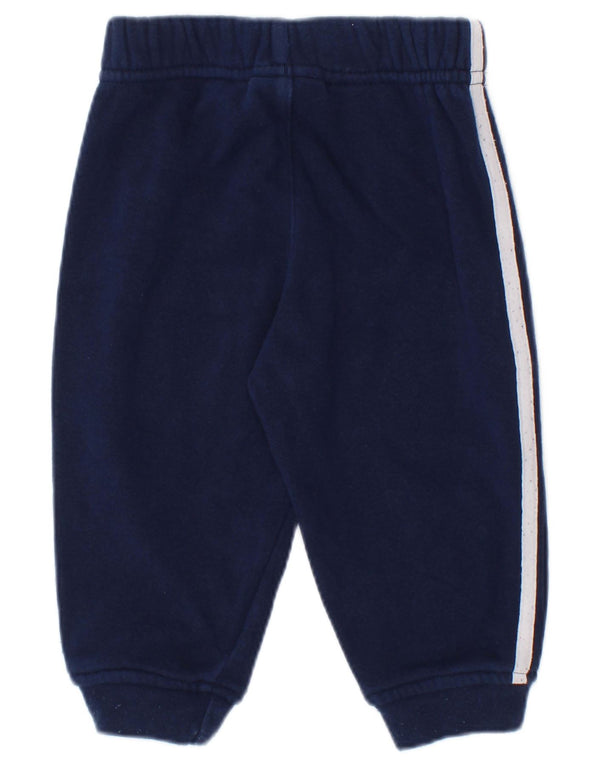 Adidas Baby Boys Joggers træningsdragt bukser 3-6 måneder marineblå bomuld
