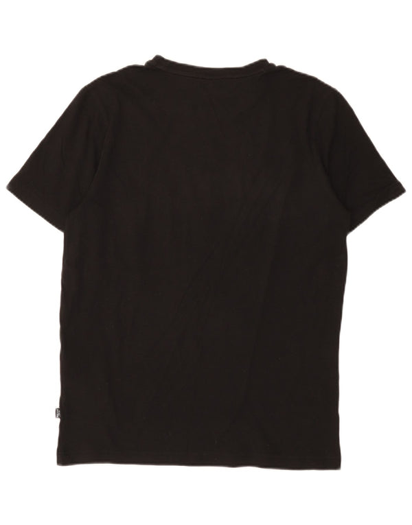 Puma Herre grafisk T-shirt top lille sort bomuld