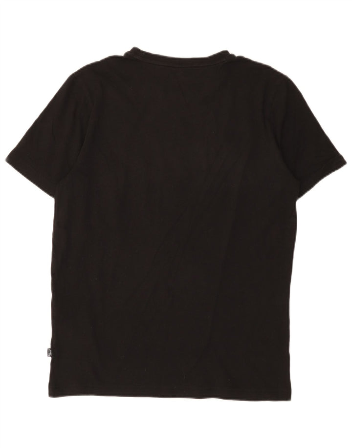Puma Herre grafisk T-shirt top lille sort bomuld