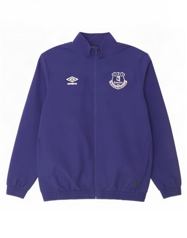 Umbro Herre Everton F.C. Træningsdragt Topjakke Stor Marineblå Colourblock
