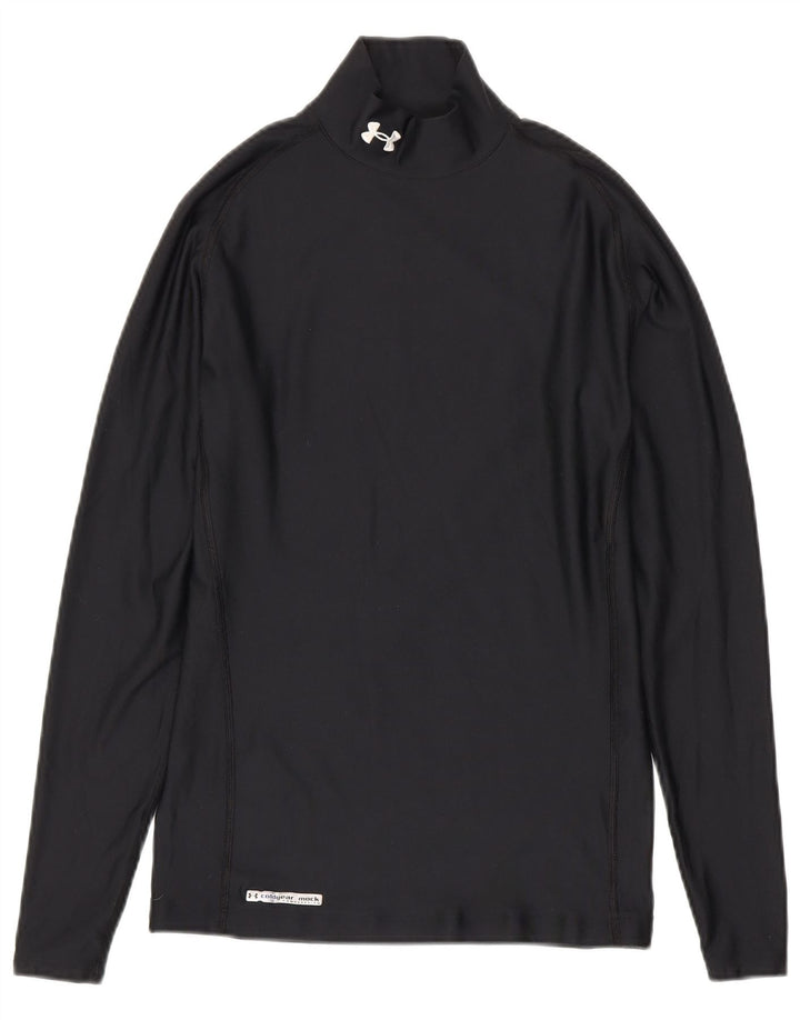 Under Armour Herre Cold Gear Top Langærmet XL Sort Polyester