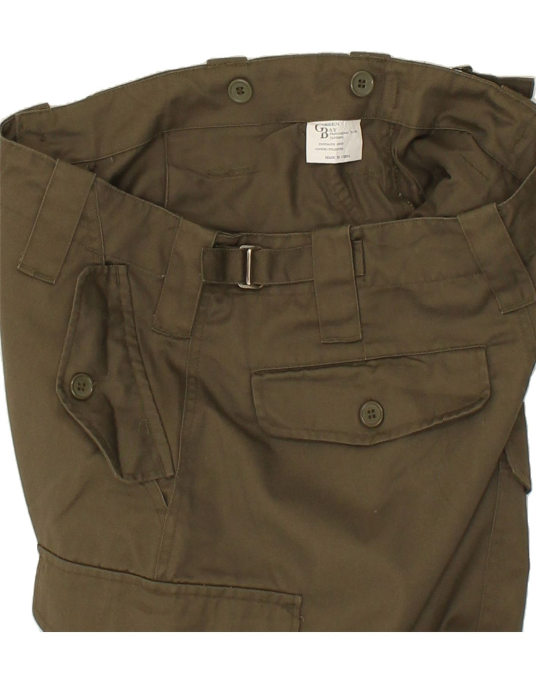 VINTAGE Straight Cargo bukser til mænd W30 L30 Khaki