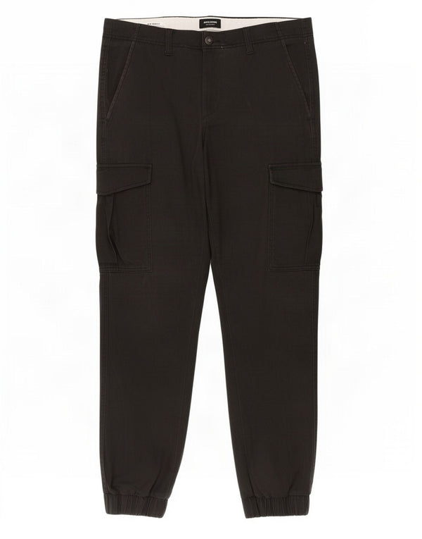 Jack & Jones Herre Marco Slim Joggers Cargo Bukser W34 L34 Sort