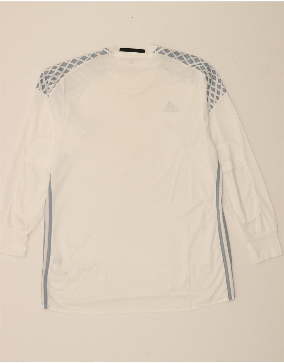 ADIDAS Herre Adizero Grafisk Top Langærmet XL Hvid Polyester