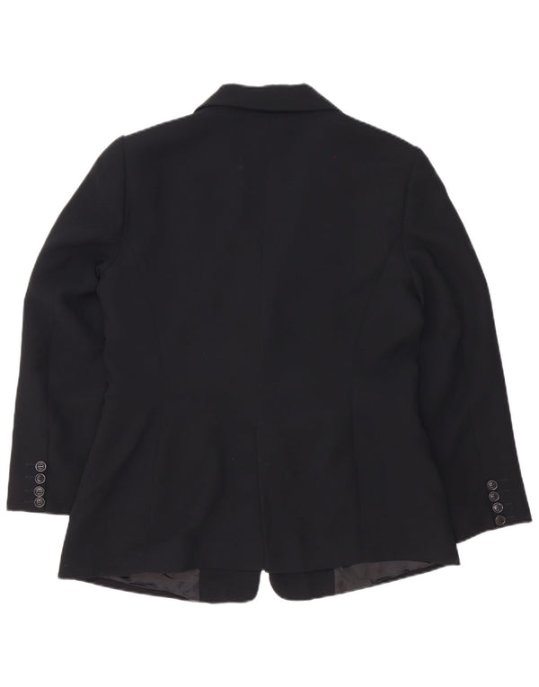 Zara Dame 2-knaps blazerjakke EU 44 XL Sort Polyester