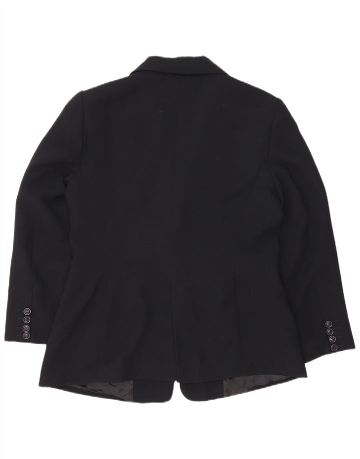 Zara Dame 2-knaps blazerjakke EU 44 XL Sort Polyester