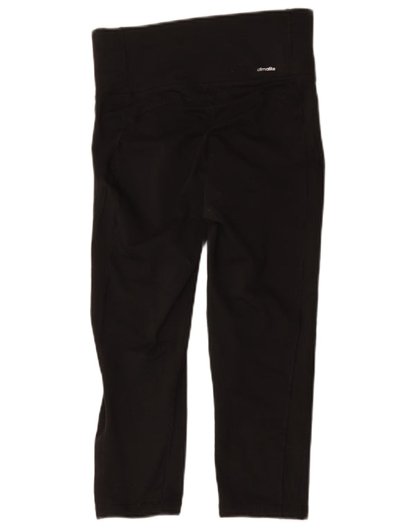 Adidas Dame Climalite Capri Leggings UK 8/10 Small Black