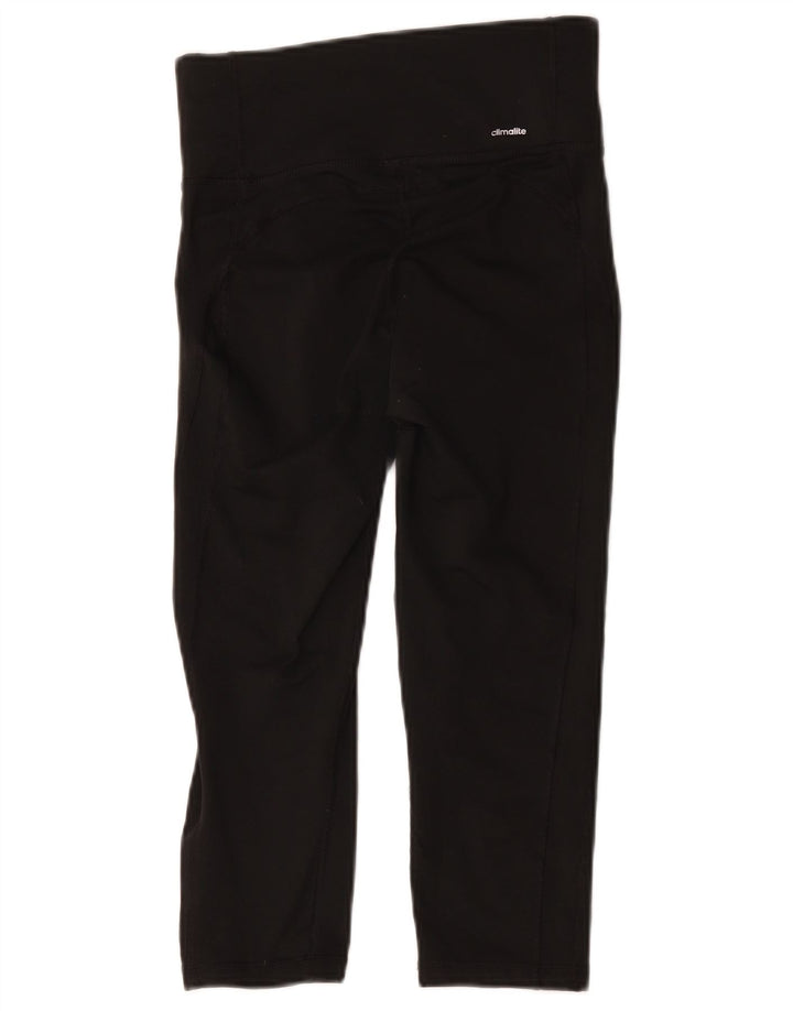 Adidas Dame Climalite Capri Leggings UK 8/10 Small Black