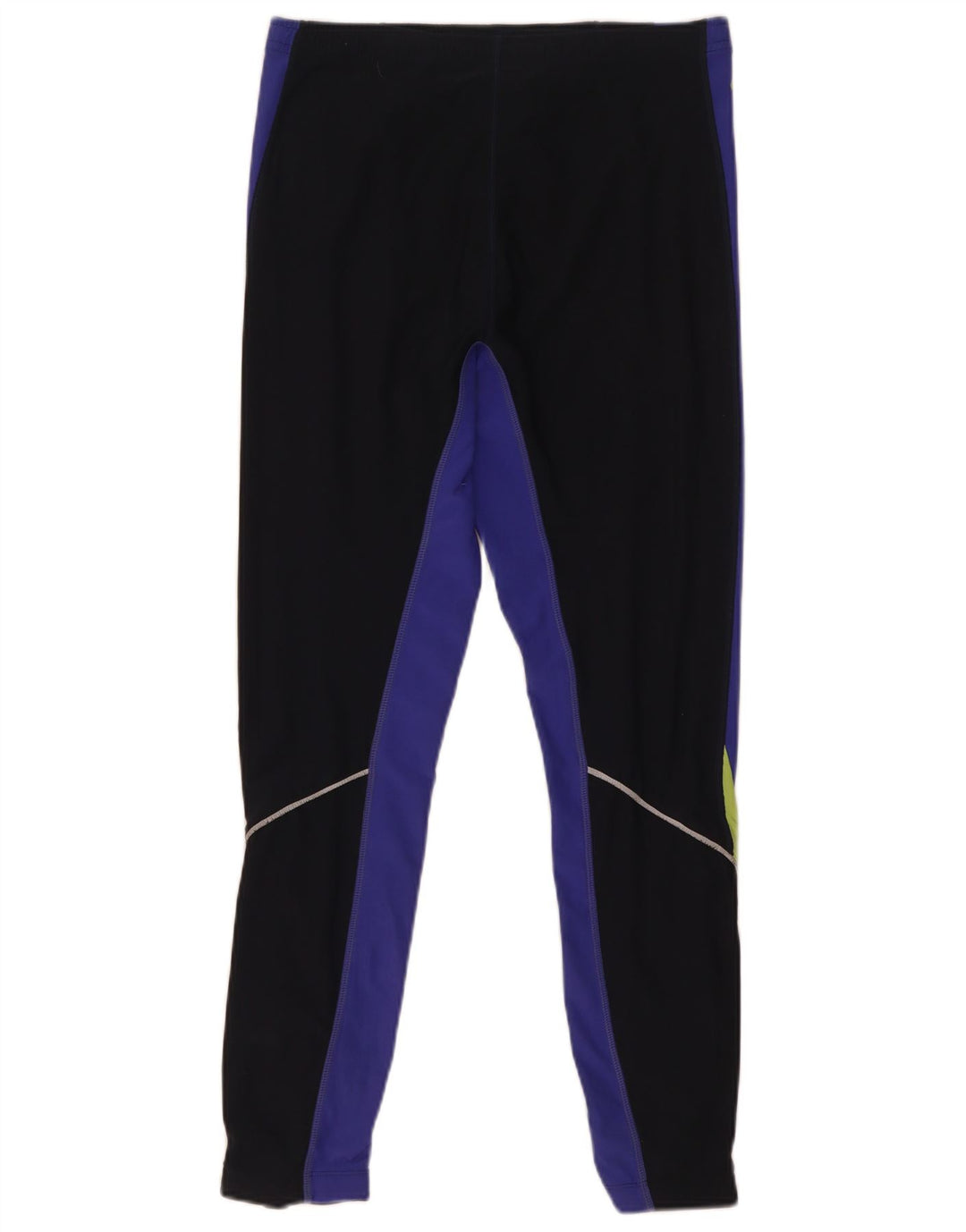 Nike Herre Dri Fit Leggings UK 38/40 Medium Black Colourblock Polyester