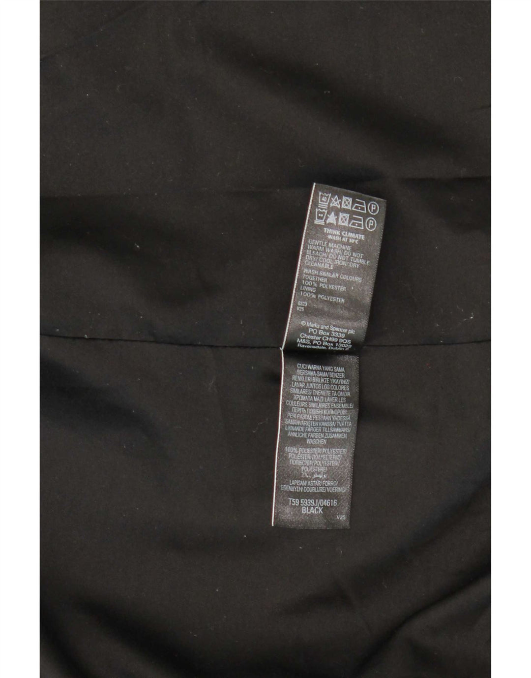 Marks & Spencer Dame Blazer Jacket UK 12 Medium Sort Polyester