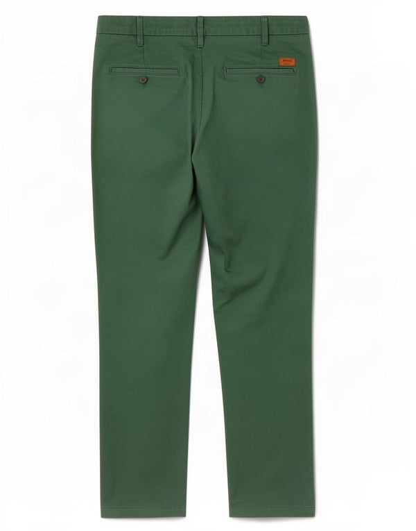 Timberland Straight Chino-bukser til mænd W38 L34 Grøn