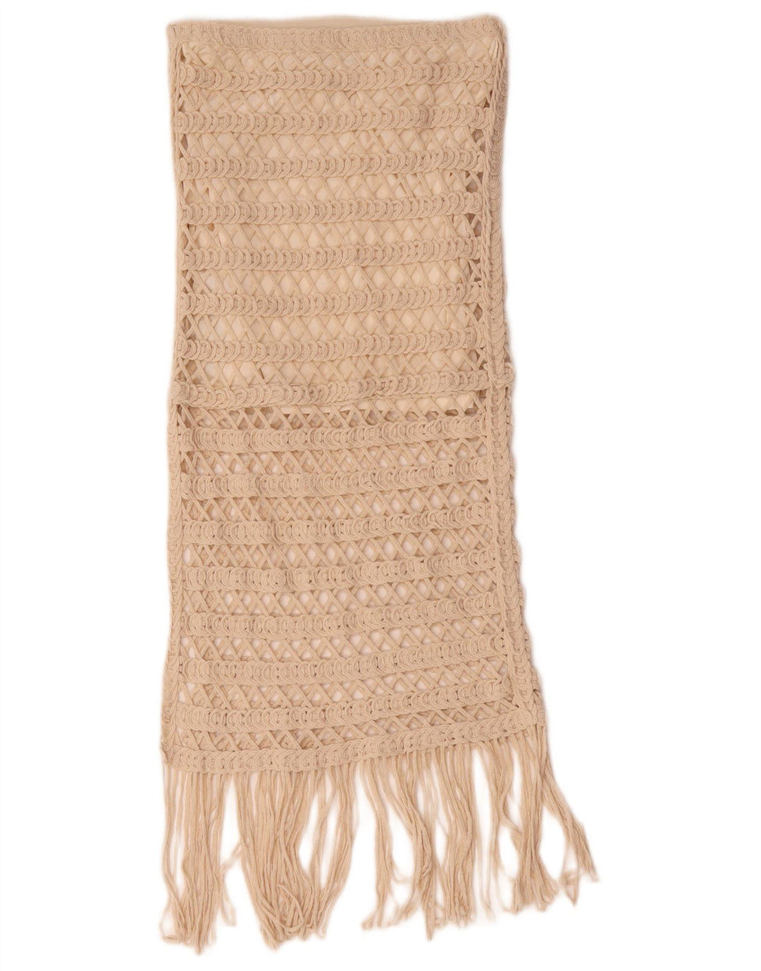 Zara Dame Maxi Nederdel Medium W28 Beige Bomuld