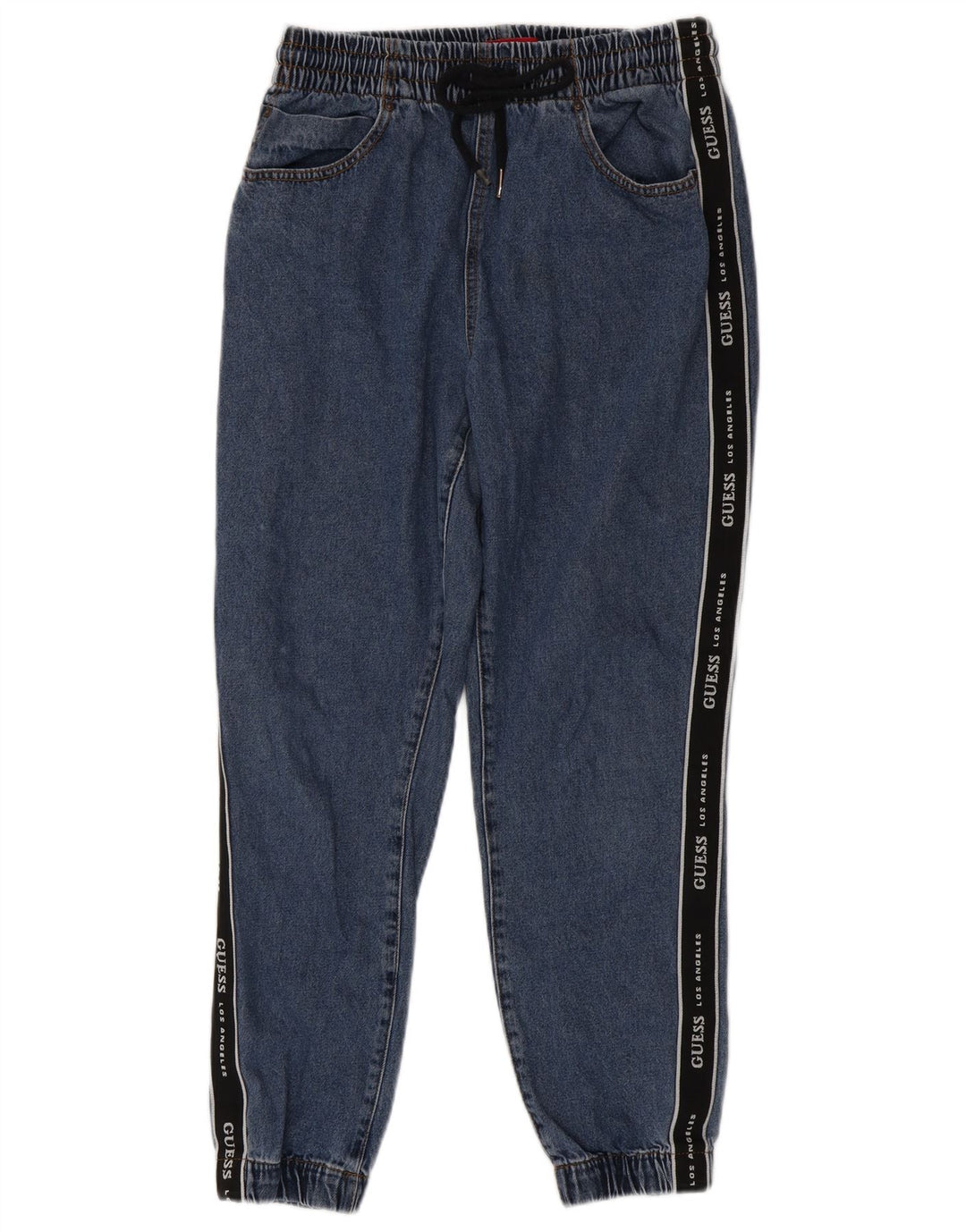 GUESS Grafiske joggers til kvinder Tapered jeans W31 L27 Blå