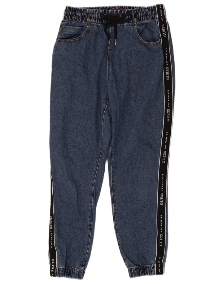 GUESS Grafiske joggers til kvinder Tapered jeans W31 L27 Blå