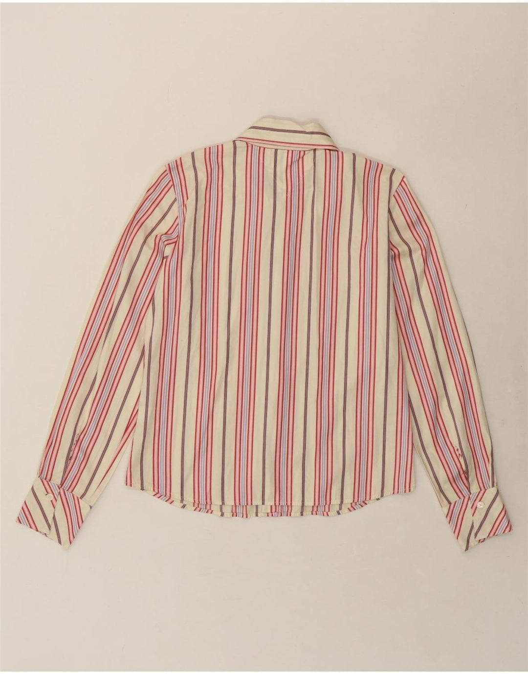 TOMMY HILFIGER Womens Shirt US 10 Large Multicoloured Striped Cotton Vintage Tommy Hilfiger and Second-Hand Tommy Hilfiger from Messina Hembry 