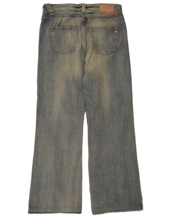 Ben Sherman Herre Bootcut Jeans W30 L32 Blå Bomuld