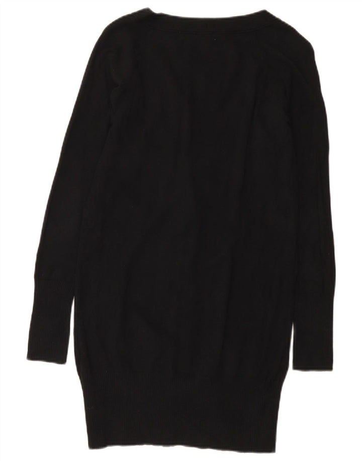 Zara Dame Cardigan Sweater UK 8 Small Black