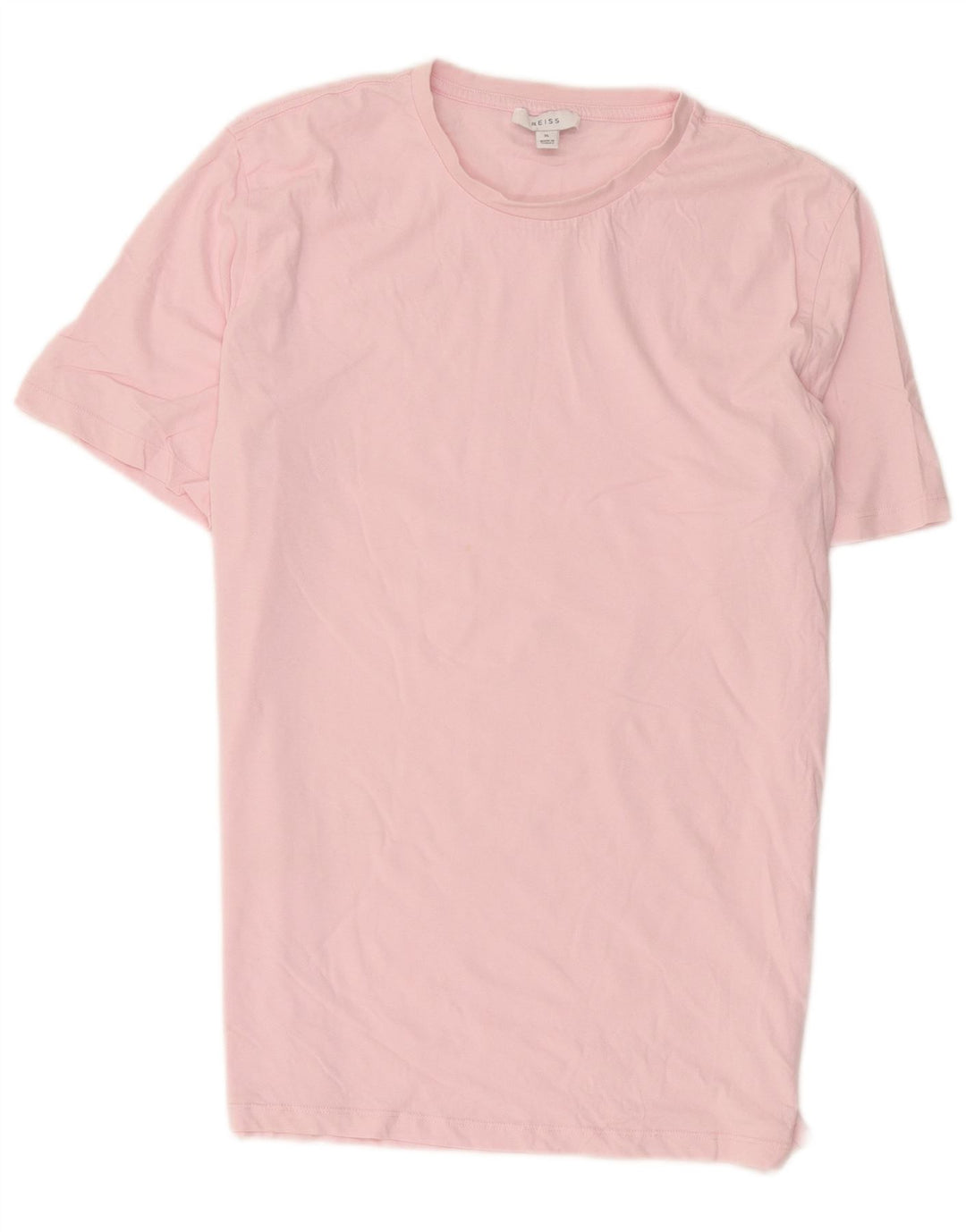 Reiss Herre T-Shirt Top XL Pink Bomuld
