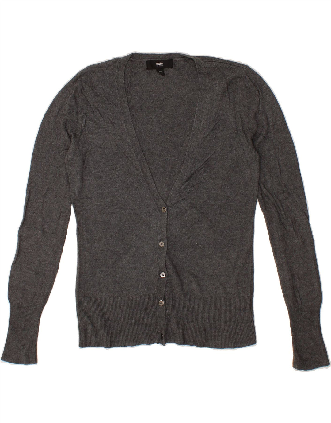 MOSSIMO Womens Cardigan Sweater UK 6 XS Grey Vintage Mossimo and Second-Hand Mossimo from Messina Hembry 