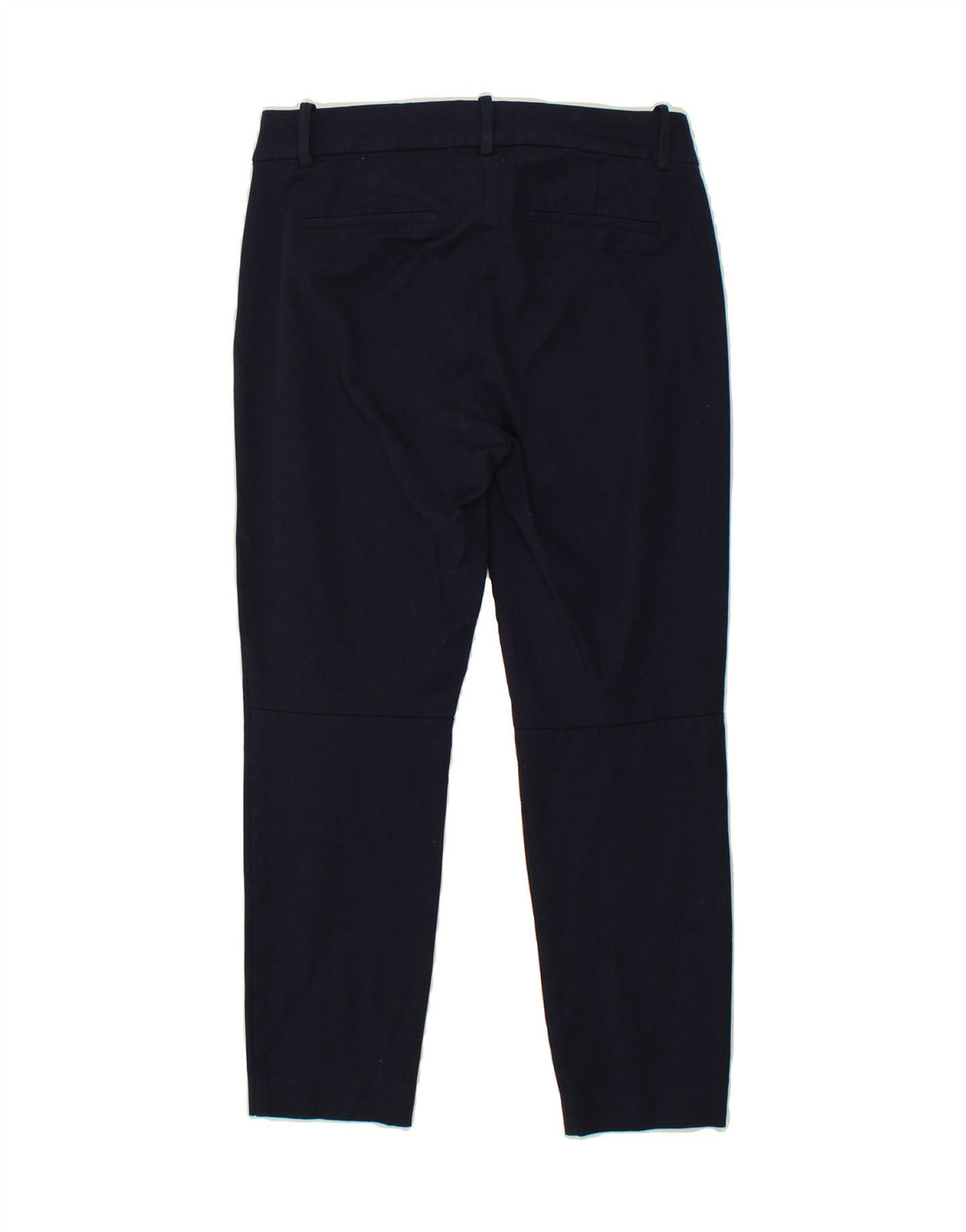 J. CREW Womens Winnie Slim Cropped Trousers US 6 Medium W28 L24 Navy Blue Vintage J. Crew and Second-Hand J. Crew from Messina Hembry 