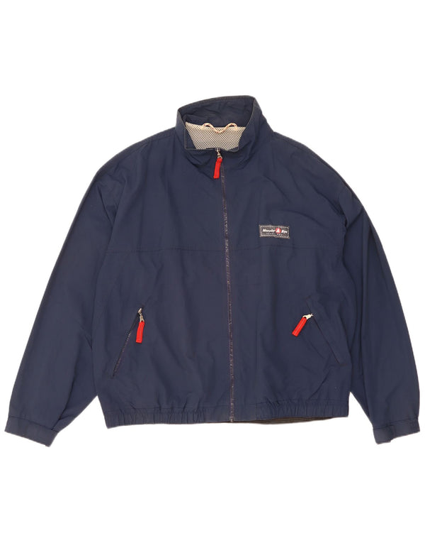 Murphy & Nye Regnjakke til mænd UK 44 2XL Marineblå polyamid
