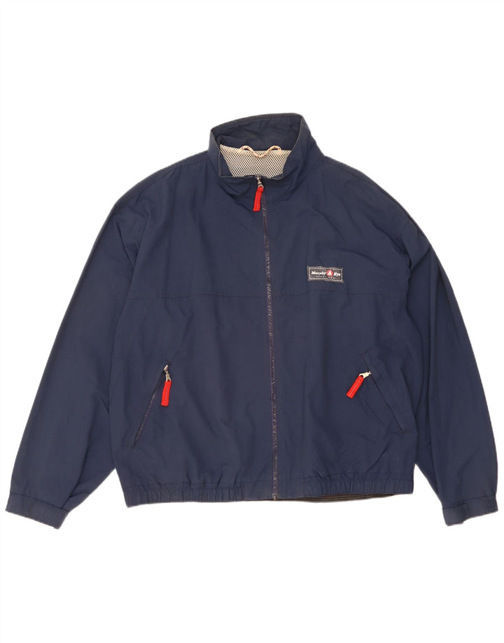 Murphy & Nye Regnjakke til mænd UK 44 2XL Marineblå polyamid